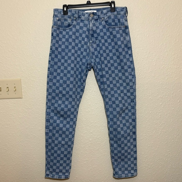 PacSun Eco Holden Slim Taper Checkered Comfort Jeans. Men’s 31x32 - Picture 3 of 11